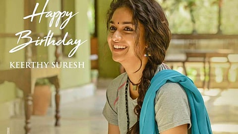 Keerthy Suresh's look from director Nagesh Kukunoor's Telugu film.