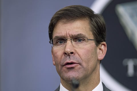 US Secretary of Defense Mark Esper (File photo| AP)