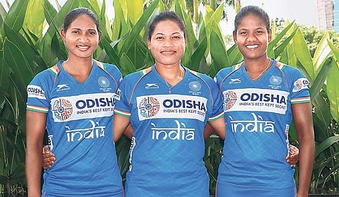 Lilima Minz, Deep Grace Ekka and Namita Toppo in Bhubaneswar  | irfana