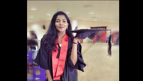 A 21-year-old MBA student Shalini.