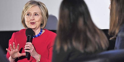 Former Secretary of State Hillary Clinton ( Photo | AP )