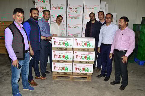 Lulu group delegation along with procurement experts, top officials and growers visiting various farms and processing units in Kashmir.