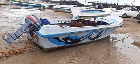 The boat on which the three are alleged to have arrived| Express