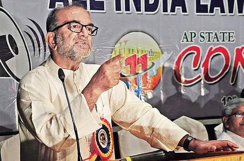 All India Lawyers Union (AILU) national president Bikash Ranjan Bhattacharya (Photo |EPS)