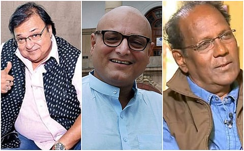 L-R: Veteran actors Rakesh Bedi, Manoj Joshi and Virendra Saxena. (Photos | File)