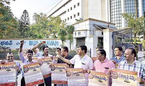 TSRTC employees (File Photo |EPS, R Satish Babu)