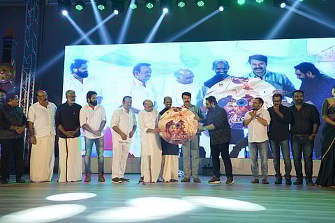 A still from Mamangam audio launch. (Photo | Cinema Express)