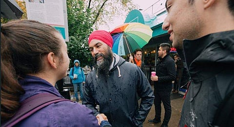 New Democratic Party chief Jagmeet Singh (Twitter Photo)