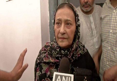Samajwadi Party's Tazeen Fatma (Photo | ANI Twitter)
