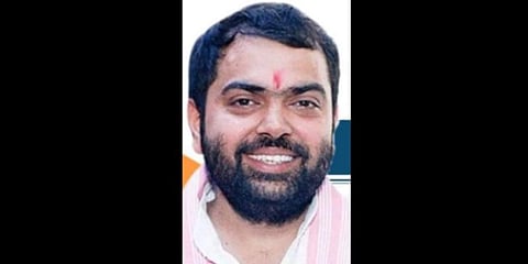 Lalu Prasad's son-in-law and Rewari MLA Chiranjeevi Rao (Photo |  Jebi Mather IYC Twitter)