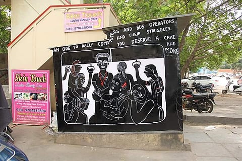 Ode to denizens’ struggles on Hyderabad's walls