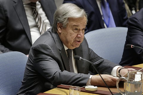 United Nations Secretary-General Antonio Guterres ( Photo | AP )