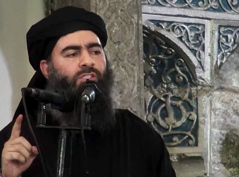 This file image made from video posted on a militant website Saturday, July 5, 2014, purports to show the leader of the Islamic State group, Abu Bakr al-Baghdadi, delivering a sermon at a mosque in Iraq. (Photo | AP)