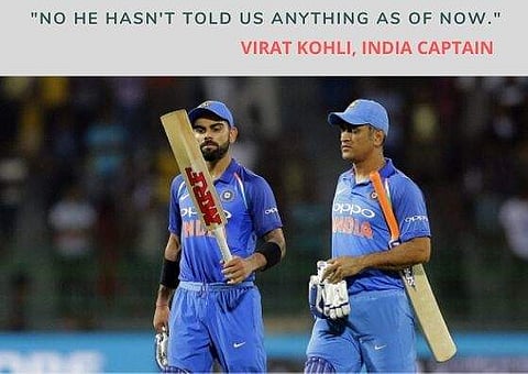 "If he wants to play, that's his call": Best quotes on 'MS Dhoni's retirement' | Virat Kohli, Sourav Ganguly and more