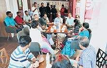 The memory cafe event held as part of the project