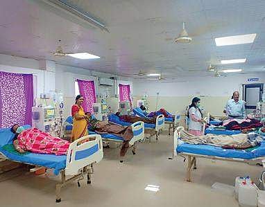 Patients in the dialysis unit of Koraput MCH