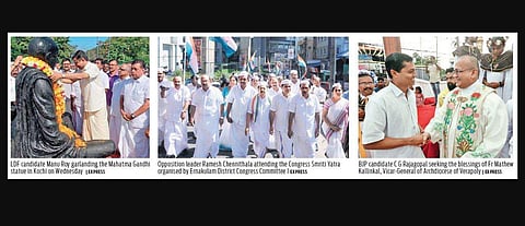 Ernakulam bypoll: A busy day for candidates on Gandhi Jayanti