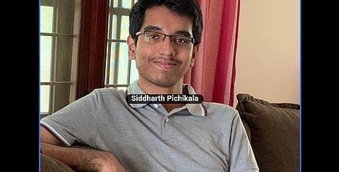 Third-year computer science student of IIT-Hyderabad Siddharth Pichikala.