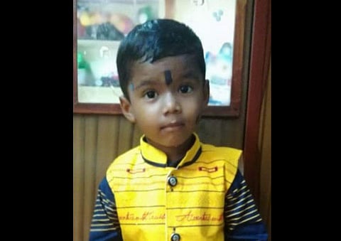 Three-year-old Ruthran.