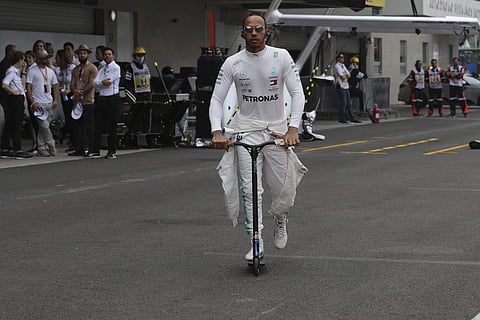 Mercedes driver Lewis Hamilton. (Photo | AP)