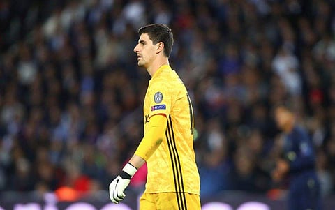 Real Madrid goalkeeper Thibaut Courtois (Twitter Photo)