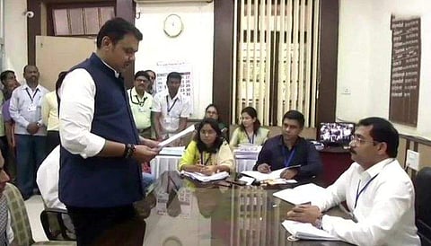 Fadnavis is being challenged by Congress's Ashish Deshmukh from Nagpur seat. ( Photo | ANI )