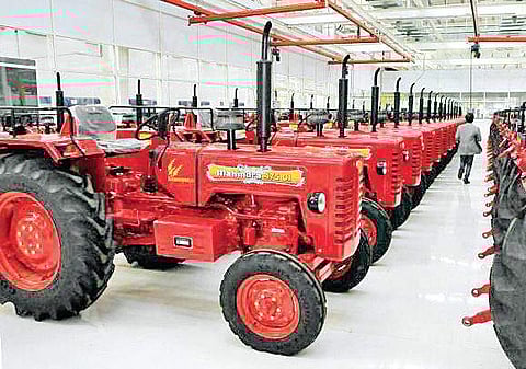 Image of tractors used for representational purposes only. (Photo | EPS)