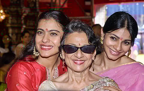 From Kajol and her cousin Rani Mukherji to actress-turned-politician Nusrat Jahan, Bengali celebrities had a gala time this Durga Puja season. Take a look at how these celebrities celebrated the biggest religious and cultural phenomenon in the Bengali's s