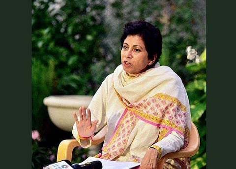 Haryana Congress chief Kumari Selja (Twitter Photo)