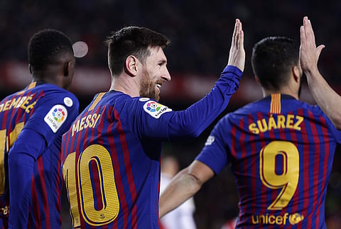 Messi and Suarez  | AP