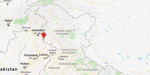 Mirpur in Pakistan Occupied Kashmir was again struck by an earthquake today.