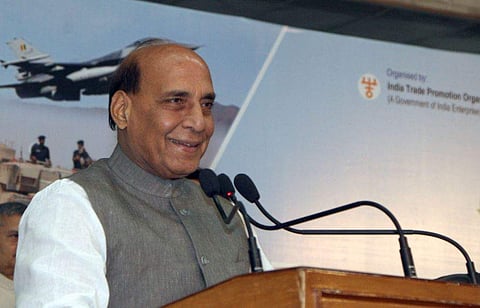 Defence Minister Rajnath Singh (Twitter Photo)