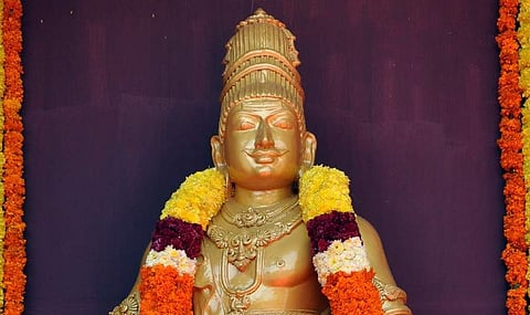 Model of King Rajarajan (File Photo | MK Ashok Kumar, EPS)