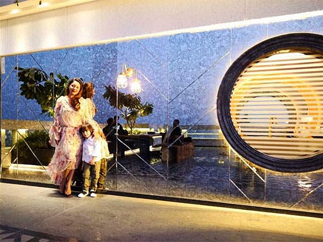 The designer turned Johar's sprawling terrace at his swanky Carter Road penthouse located on the 12th floor (topmost) of The Residency, into an ultimate zone of relaxation. (Photo | Instagram)