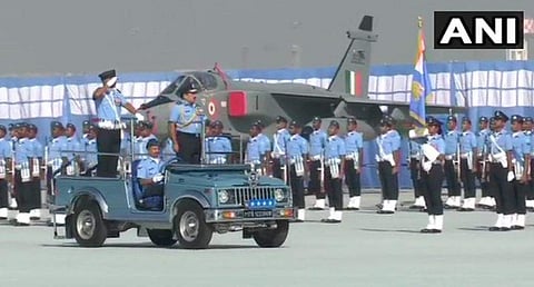 Indian Air Force (IAF) celebrates 87th anniversary on Air Force Day 2019 at Hindon Air Base in Ghaziabad. | (Photo | ANI)