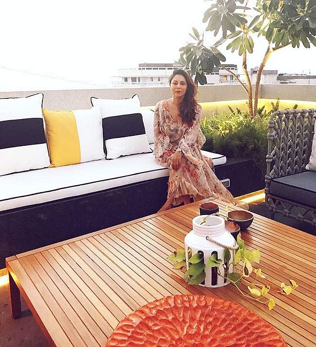 1. Karan Johar's Bandra home terrace in 2017 (Photo| Instagram)