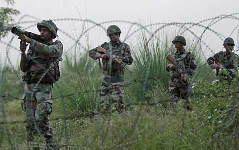 Image of armymen patrolling the LOC used for representational purpose. (File | PTI)