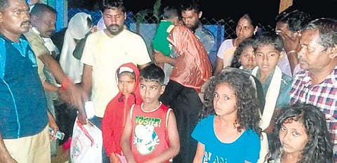 People rescued from flash floods near Mettupalayam on Tuesday | Express