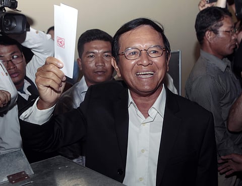 Cambodia National Rescue Party President Kem Sokha. (File photo | AP)
