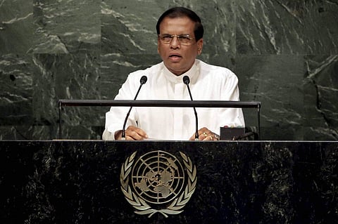Sri Lanka President Maithripala Sirisena (Photo | PTI)