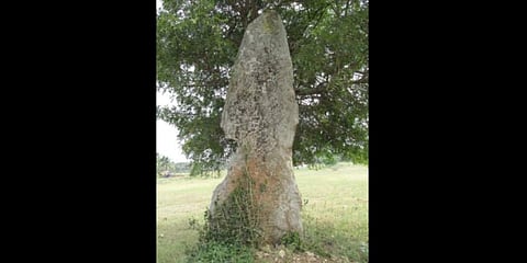 The  2,000-year-old menhir in Udumalaipet