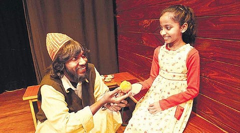 Theatre artiste RS Raghu as the protagonist in The Cabuliwala