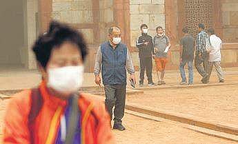 In case of any eye-related problems, consulting an ophthalmologist is recommended and exposure to polluted air should be minimised.