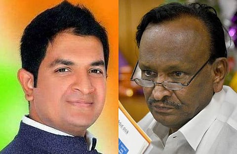 Sharath Bache Gowda and MTB Nagaraj (R)