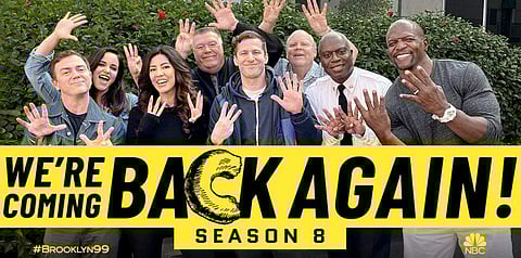 Cast of Broklyn Nine Nine. ( Photo | Twitter)