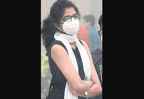 Air quality in New Delhi turned hazardous  after Diwali celebrations. (Photo | Shekhar Yadav)