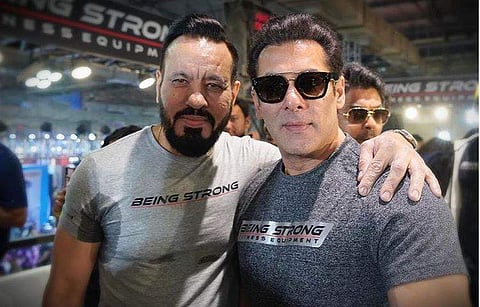 Salman Khan with his bodyguard Shera. ( Photo | Salman Khan Instagram)