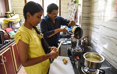 Baskar has always had a good support system. (Photo | MK Ashok Kumar)