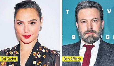 (left) Gal Gadot (right) Ben Affleck