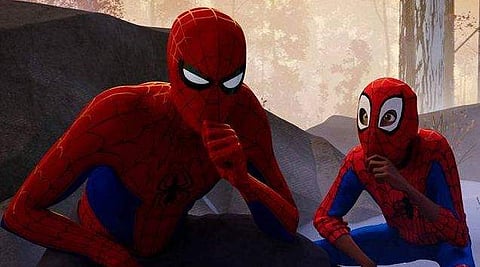 The 2018 animation followed 13-year-old Brooklynite Morales, who becomes one of many Spider-Men. (Photo | Twitter)